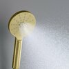 Kibi Circular 3 Settings ABS Handheld Shower Head - Brushed Gold HS1001BG